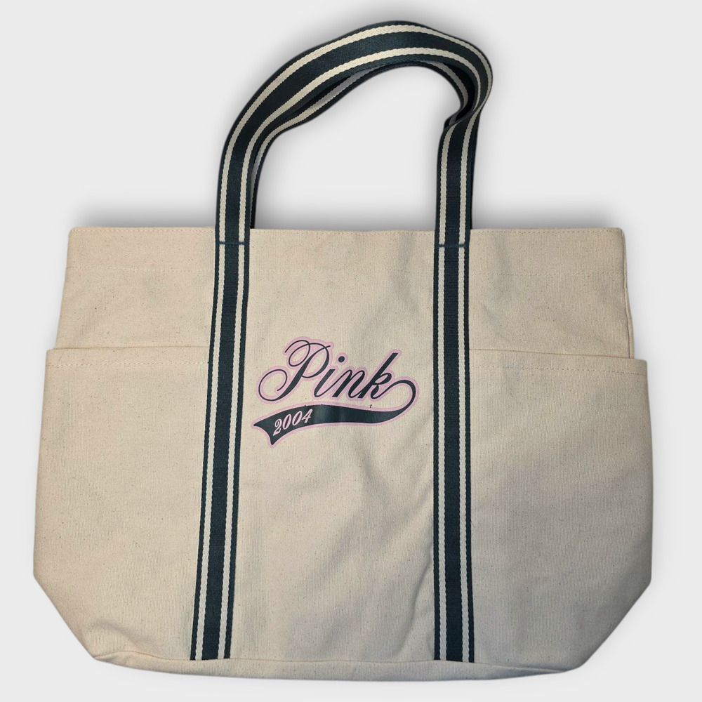 NWOT Pink Collage Tote Vintage Style 2004